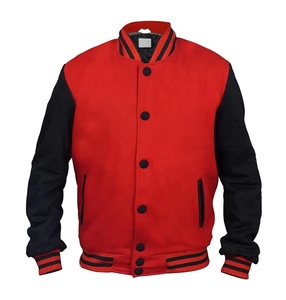 Chaqueta Universitaria Unisex de Forro Polar para Invierno, con Estampado Personalizado, Bordado y Botones Frontales - Product Image 1
