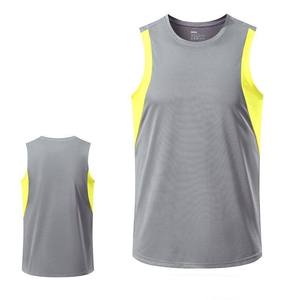 Vente en gros de débardeurs pour hommes en maille personnalisée, décontractés, 100% polyester, respirants et à séchage rapide - Product Image 3