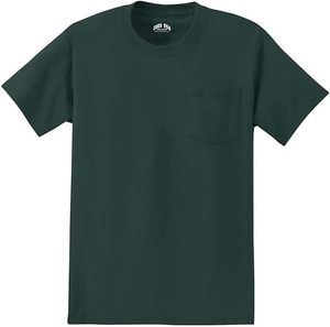 Camiseta Personalizada para Hombre, 100% Algodón, con Bolsillo, Manga Corta, Cuello Redondo, Corte Regular, Tejido de Punto, Informal, con Serigrafía - Product Image 2