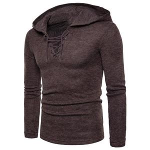 Nuevas Sudaderas con Capucha Personalizables para Hombre, Otoño/Invierno, Bordadas y Digitales, Estilo Urbano, Manga Larga, Holgadas, de Color Sólido, de Forro Polar - Product Image 5