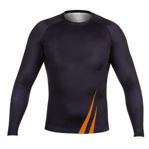 Camiseta de Compresión Unisex de Manga Larga, Sublimada, de Spandex, para BJJ, Transpirable, de Secado Rápido, Capa Base Deportiva para Correr - Product Image 2