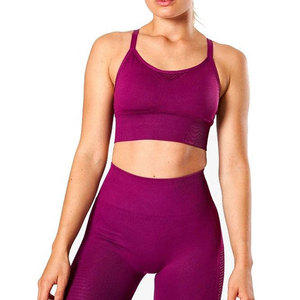 Soutien-gorge de sport pour femme à fort impact, rembourré, bretelles réglables, maille respirante, pour la gym, le yoga, le fitness et l'entraînement athlétique - Product Image 1