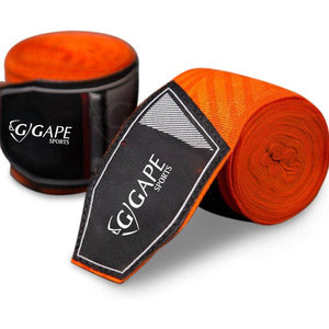 GAPE SPORTS Bandages de compression en coton/nylon avec fermeture auto-agrippante, respirants, écologiques, pour la boxe et le fitness, équipement de protection unisexe - Product Image 4