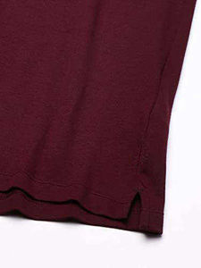 Camisa de Manga Corta para Hombre, Color Verde Oscuro, Cierre de Cremallera, Cuello Clásico, Tejido de Punto, Color Sólido, Transpirable, 100% Algodón, Estampado Digital - Product Image 6