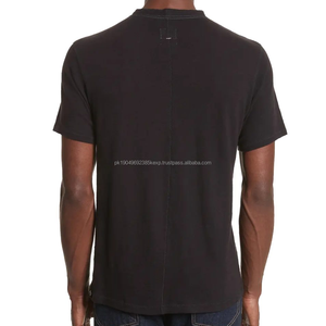 Wholesale Short Sleeve Comfortable Casual <b>Men's</b> Tshirt Solid Color Basic Style Regular Fit 100% Cotton T-<b>Shirt</b> <b>for</b> <b>Men</b> - Product Image 3