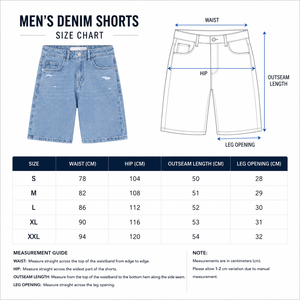 Nouveaux shorts en jean déchirés taille haute pour femmes et hommes, style streetwear, bleu clair, effet usé, vintage, Bermuda, personnalisables - Product Image 6