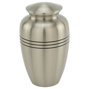 Modern Ceramic Urn Matte Black Round Shape Decorative Keepsake Container for Sympathy Occasion Tabletop <b>Vase</b> Minimalist Design - Product Image 2