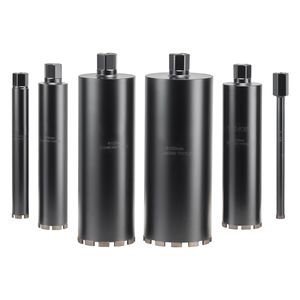 Jeu de 6 forets à noyau de haute précision de 1/2/3/4/5/6 pouces de diamètre pour maçonnerie et béton, profondeur de perçage de 14 pouces, 1-1/4 In-7 - Product Image 1