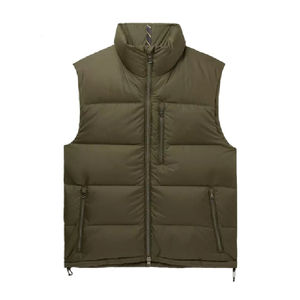 Chaleco Acolchado de Poliéster para Hombre, Sin Mangas, Cálido, Transpirable, con Cierre, Personalizable, Proveedor Mayorista OEM - Product Image 6