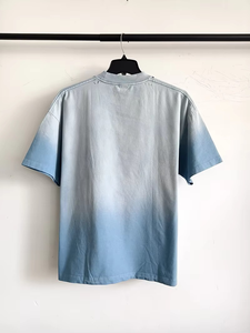 เสื้อยืดโอเวอร์ไซส์ทรงบ็อกซี่ ผ้าคอตตอนด็อบบี้ หนัก 220 กรัม ระบายอากาศได้ดี สไตล์สตรีทแวร์ สำหรับผู้ชาย  รับสกรีนโลโก้ - Product Image 2