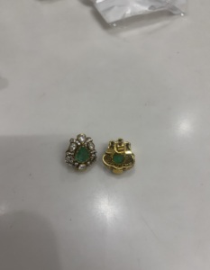ต่างหูแบบติดหูชุบเงินสไตล์วินเทจ ดีไซน์ดอกไม้ สำหรับผู้หญิง-ของขวัญสำหรับงานปาร์ตี้ - Product Image 5
