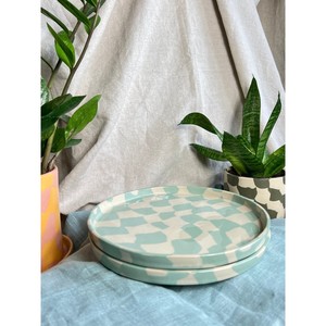 Handmade Porcelain Dinnerware Crockery New Design Luxury <b>Ceramic</b> White & Green Dishes & <b>Plates</b> Sustainable Feature - Product Image 6