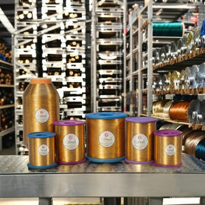 Hilo de Poliéster/Nailon/Metálico de Alta Tenacidad 70D FLORA JARI para Tejido a Mano, Bordado, Costura y Tejeduría - Product Image 4