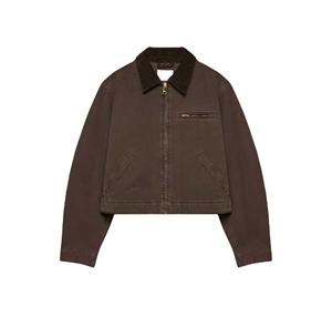 Quilted Lining Men Vintage Working Jacket Custom <b>Heavy</b> <b>Duty</b> Cotton Lined Jacket Utility Canvas <b>Zipper</b> Working Jacket For Men - Product Image 1