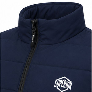 Gilet d'hiver pour homme de qualité supérieure, veste sans manches rembourrée avec col haut, léger, chaud et isolé, pour une utilisation décontractée en extérieur - Product Image 3