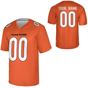 Camiseta Americana de Manga Corta con Cuello en V, 100% Poliéster, Transpirable, de Secado Rápido, con Impresión Digital Personalizada, de Alta Calidad, Nuevo Diseño, Precio Económico - Product Image 1