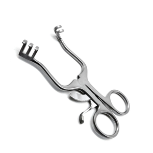 Rétracteur Weitlaner à pointes émoussées, instrument chirurgical auto-serrant, rétracteur tissulaire vétérinaire en acier inoxydable, fournisseur OEM - Product Image 1
