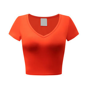 Top Corto para Mujer de Secado Rápido, Alta Calidad, Diseños Más Demandados, Ligero, Top Corto de Moda para Mujer a Precio Razonable - Product Image 1
