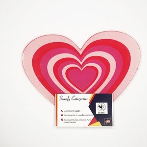 แม่เหล็กอะคริลิคต่อขนตาปลอมดีไซน์หัวใจสำหรับเทศกาลคริสต์มาสสินค้ามาใหม่ - Product Image 2