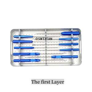 Instruments d'arthroscopie orthopédique, kit de réparation de la coiffe des rotateurs, crochet de suture pour ligaments de l'épaule, acier inoxydable, par Dentavex - Product Image 2