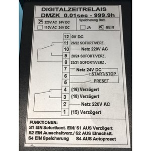 SISTEMA DE CONTROL ACS D-84307 TEMPORIZADOR 0, 01S-999, 9H - Equipo y Piezas de Semiconductores de Confianza de Marca Global - Product Image 5