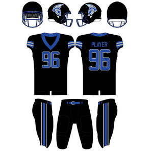 Tenue de football américain personnalisée pour équipes jeunes – Ensemble maillot d'entraînement vierge en twill sublimé pour le football américain – Vente en gros - Product Image 3