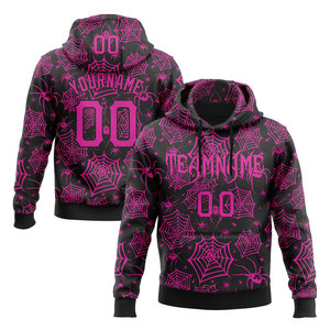 Best Quality Custom Printed Hooded Sweatshirt <b>Men</b> Red <b>Black</b> Horror Pattern Sublimation Design Regular Fit Autumn Wear - Product Image 4