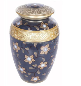 Urne funéraire en métal exclusive à vente rapide avec finition peinte Urne funéraire de décoration intérieure pour le stockage des cendres - Product Image 3