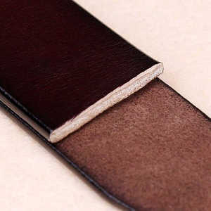 Ceinture pour homme en cuir véritable noir pleine fleur réglable, best-seller, fabriquée au Pakistan - Product Image 6