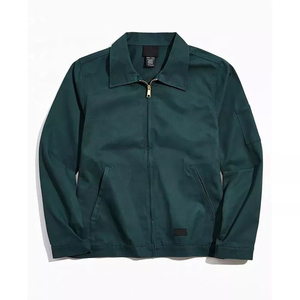 <b>Canvas</b> Workwear <b>Jacket</b> For Men With Logo Embroidery Cotton <b>Canvas</b> <b>Work</b> <b>Jacket</b> With Personalized Button Closure - Product Image 2