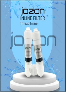 Cartucho de Filtro en Línea JOZON de 5 Micras PP Spun + Carbón 800 IV, Rosca Compatible con Purificador de Agua por Ósmosis Inversa de 2200 Galones - Product Image 2