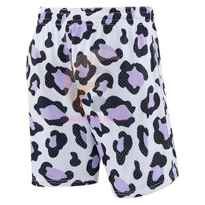 Pantalones Cortos Deportivos de Malla Sólida 100% Algodón para Verano, con Estampado Digital por Sublimación, Logotipo Personalizado, Transpirables, de Secado Rápido, para Gimnasio y Baloncesto - Product Image 5
