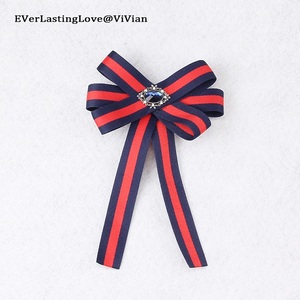 Elegante Broche de Lazo Grande con Gemas, Pin Decorativo con Cristales, Joyería de Moda para Mujer, para Fiestas y Bodas - Product Image 2