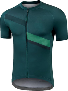 Maillot de cyclisme sublimé pour homme à manches courtes, haut de gamme pour vélo de route, avec fermeture éclair intégrale et poches - Product Image 1