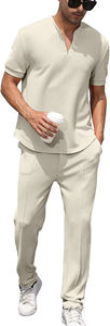 Conjuntos Deportivos de Moda para Hombre, 2 Piezas, Casuales, para Correr, Trajes Deportivos de Manga Corta/Larga para Hombre - Product Image 4