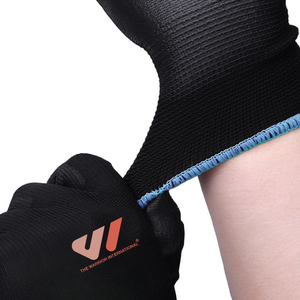 Guantes de Trabajo Recubiertos de PU, Forro de Poliéster, Revestimiento Antideslizante en la Palma, Guantes de Seguridad Duraderos, Protección Diaria para Manos en la Industria Electrónica - Product Image 2