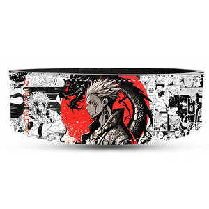Cinturón de Levantamiento de Pesas de Neopreno Ajustable, Ecológico y Duradero, Personalizado con Diseño de Anime Sukuna, para Unisex - Product Image 1