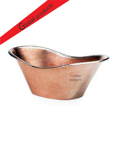 Seau à vin en cuivre plaqué, grande taille, design vintage, matériel en cuivre, pour bar, à poser sur table - Product Image 1