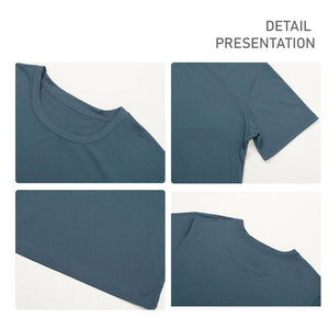 T-shirt de sport en polyester bleu sarcelle pour homme - T-shirt d'entraînement athlétique à séchage rapide - Vêtements d'équipe personnalisés directement de l'usine de Sialkot - Product Image 6