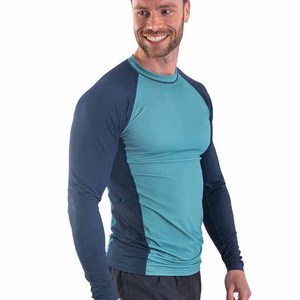Oem Odm Men's MMA Rash Guard <b>Heat</b>-Transfer Printed Polyester/Nylon Breathable Anti-Bacterial UPF50+ Compression Shirts - Product Image 4