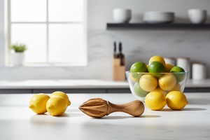 Wooden Manual Lemon Reamer Juicer Dishwasher Safe <b>Kitchen</b> <b>Accessory</b> - Product Image 6