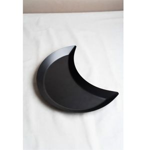 Plateau de service rond émaillé fait main, motif floral moderne, plateau décoratif en métal, plateau de table basse de luxe, vente en gros, décoration intérieure - Product Image 2