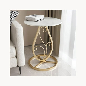Table d'appoint en métal martelé design avec plateau en verre, nouvelle arrivée élégante, table d'appoint de luxe personnalisée, meubles - Product Image 6