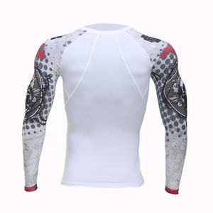 2024 Top Quality Custom <b>Men</b> Gym Clothing Wholesale 80% Polyester 20% Spandex Quick Dry Skinny Fit Long Sleeve <b>Compression</b> <b>Shirt</b> - Product Image 5