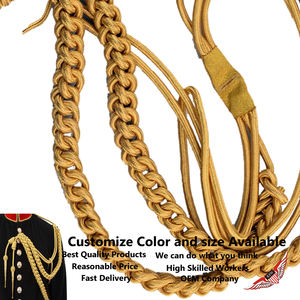 Aiguillette, Gold Wire Bullion <b>Cord</b>, With Gold Tags, Right Sided - Product Image 4