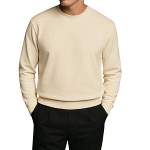 Factory Direct Cotton Mens <b>Plain</b> <b>Sweatshirt</b> Soft Breathable Streetwear Casual Wear Bulk Volume Supplier - Product Image 1