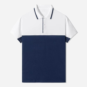 Polo en coton 100% pour hommes, séchage rapide, prix raisonnable, personnalisable, nouveau design, logo sportif sur le devant, design vierge. - Product Image 5
