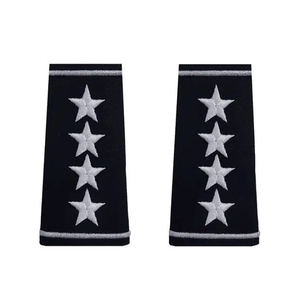 Parches de epaulettes bordados 3D personalizados al por mayor con material de lona de alta calidad para uniformes personalizados - Product Image 3