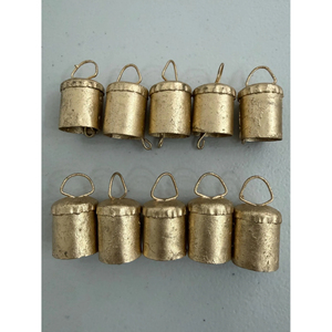 Campana de latón moderna hecha a mano con diseño de capitán, mango de madera, pomo metálico, impresión personalizada y técnica de fundición, estilo antiguo dorado, para Navidad - Product Image 2