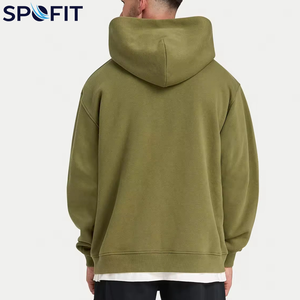 Sweat à capuche d'hiver pour hommes de haute qualité, style streetwear, pull-over, vente en gros, personnalisable, respirant, impression numérique, épaules tombantes, pour garçons - Product Image 5